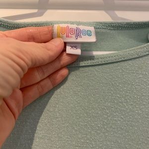 LuLaRoe solid green tunic
